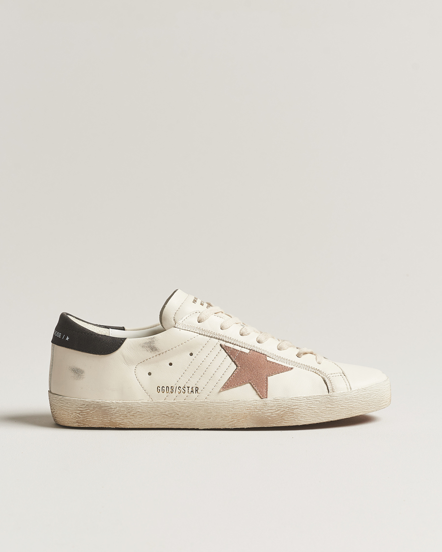 Hombres | Golden Goose Deluxe Brand Super-Star Sneaker White/Black | Golden Goose | Deluxe Brand Super-Star Sneaker White/Black