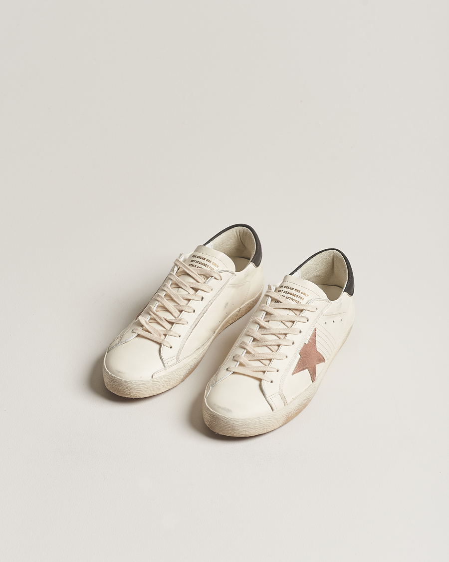 Hombres | Golden Goose Deluxe Brand Super-Star Sneaker White/Black | Golden Goose | Deluxe Brand Super-Star Sneaker White/Black