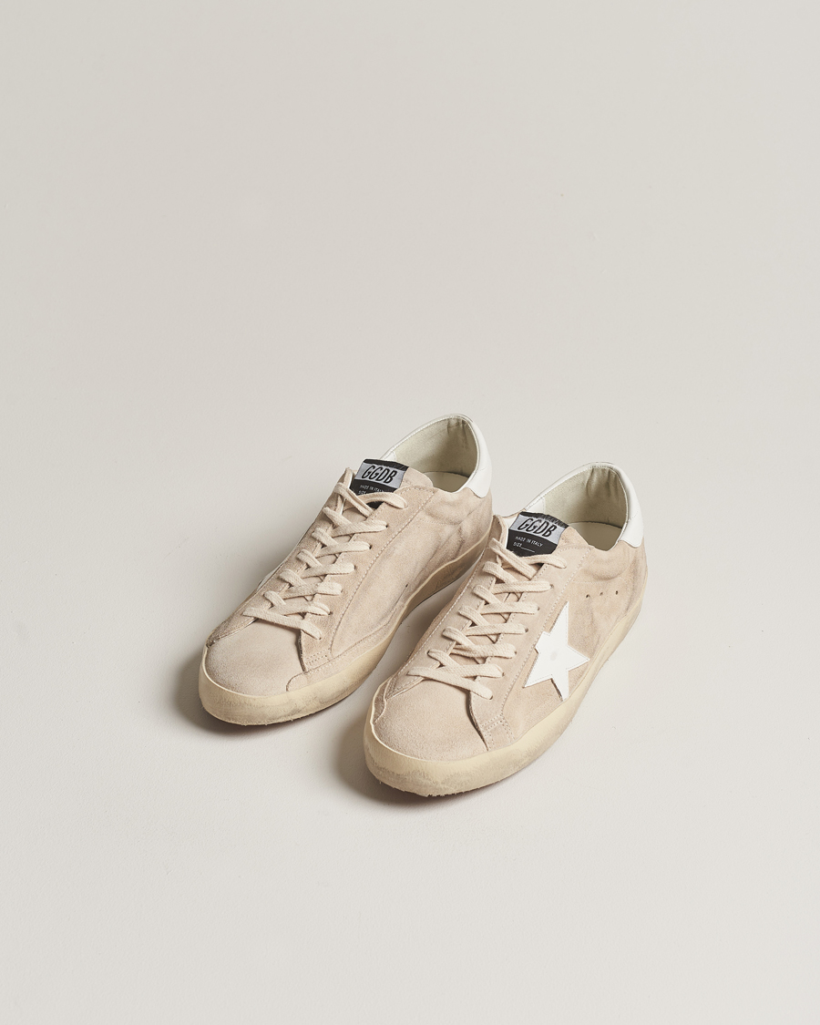 Hombres | Zapatos de ante | Golden Goose | Deluxe Brand Super-Star Sneaker Beige/White