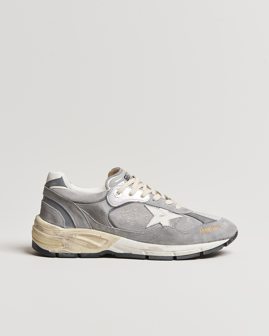 Hombres | Golden Goose Deluxe Brand Running Dad Sneakers Grey Suede | Golden Goose | Deluxe Brand Running Dad Sneakers Grey Suede