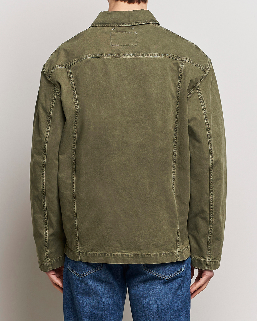 Hombres | Abrigos y chaquetas | Golden Goose | Deluxe Brand Garment Dyed Work Shirt Military Green