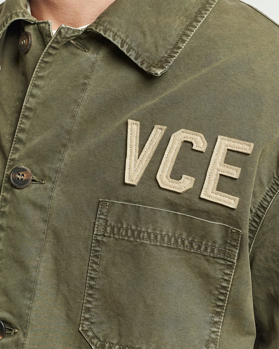 Hombres | Abrigos y chaquetas | Golden Goose | Deluxe Brand Garment Dyed Work Shirt Military Green