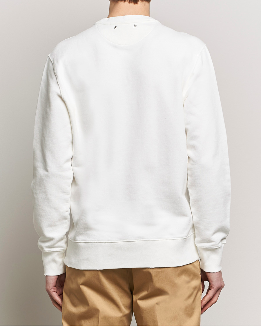 Hombres | Jerséis y prendas de punto | Golden Goose | Deluxe Brand Distressed Jersey Sweatshirt Vintage White