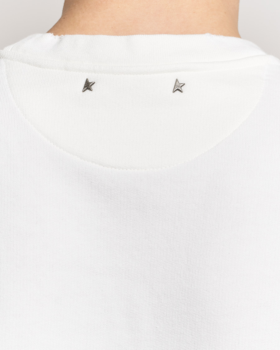 Hombres | Jerséis y prendas de punto | Golden Goose | Deluxe Brand Distressed Jersey Sweatshirt Vintage White