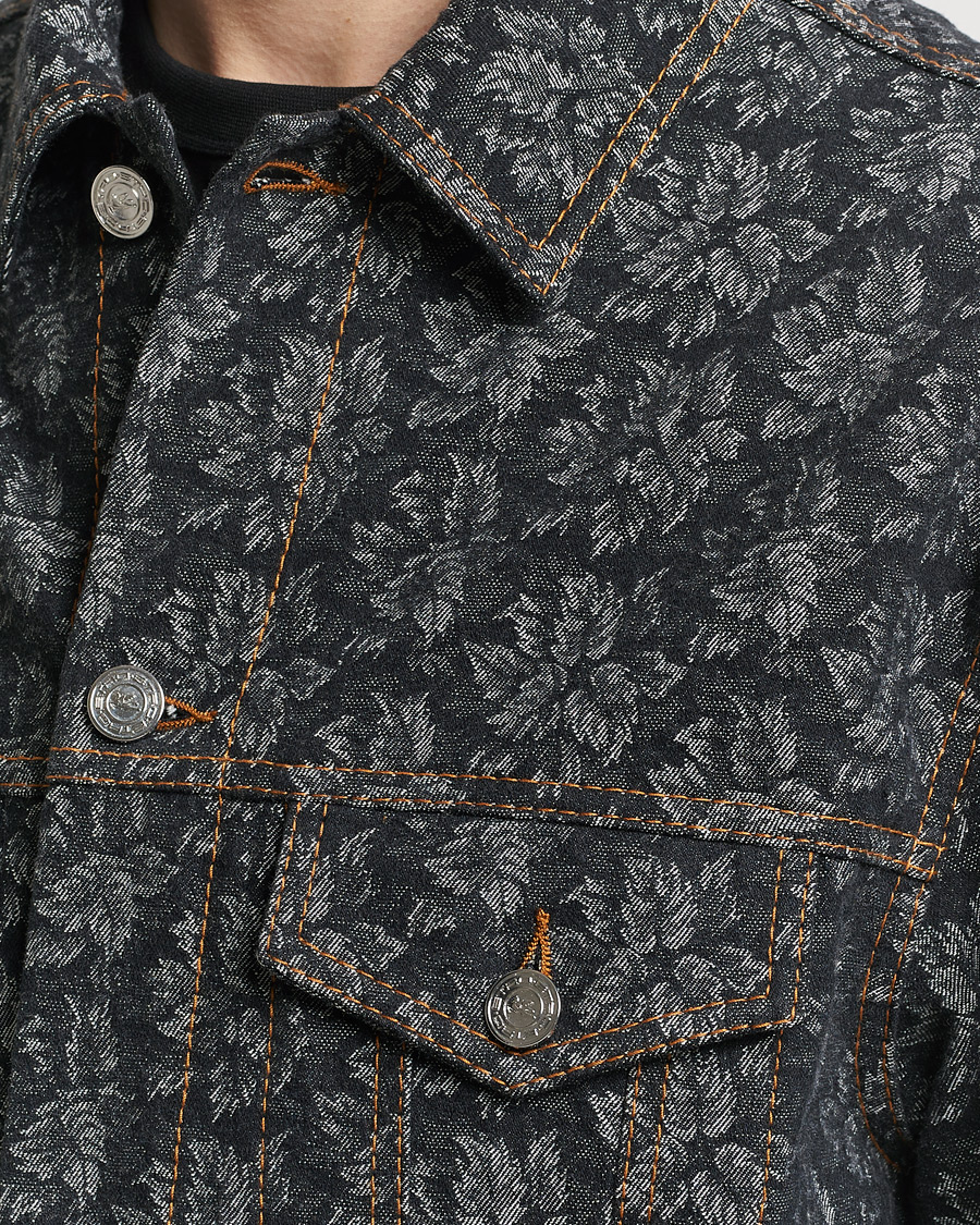Hombres | Abrigos y chaquetas | Etro | Jacquard Denim Jacket Dark Blue