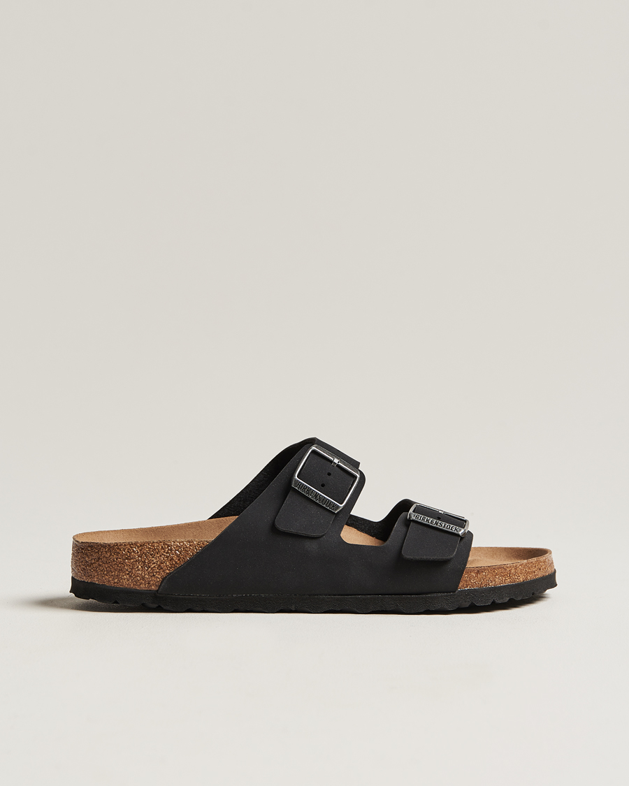 Hombres | BIRKENSTOCK Arizona Birko-Flor Vegan Black Nubuck | BIRKENSTOCK | Arizona Birko-Flor Vegan Black Nubuck