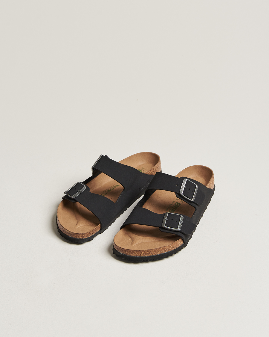 Hombres | BIRKENSTOCK Arizona Birko-Flor Vegan Black Nubuck | BIRKENSTOCK | Arizona Birko-Flor Vegan Black Nubuck