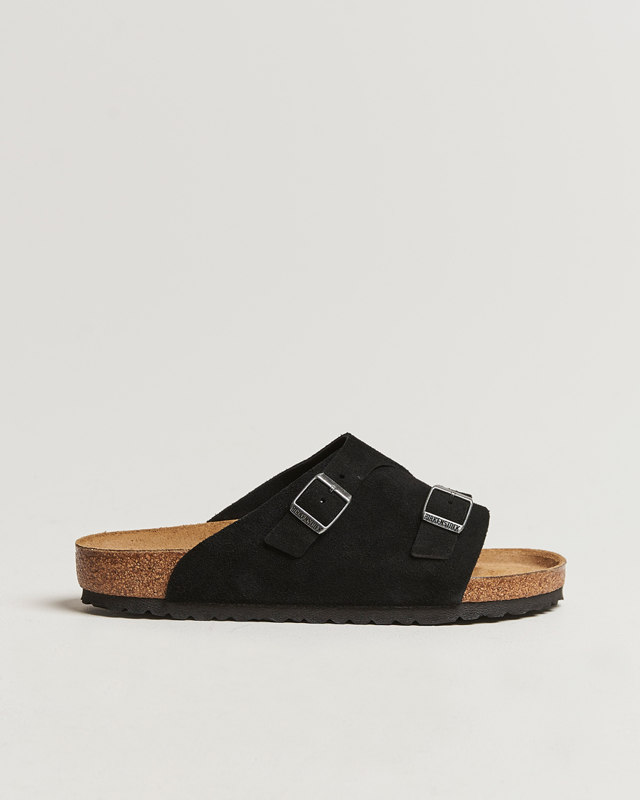 Hombres | BIRKENSTOCK Zürich Black Suede | BIRKENSTOCK | Zürich Black Suede
