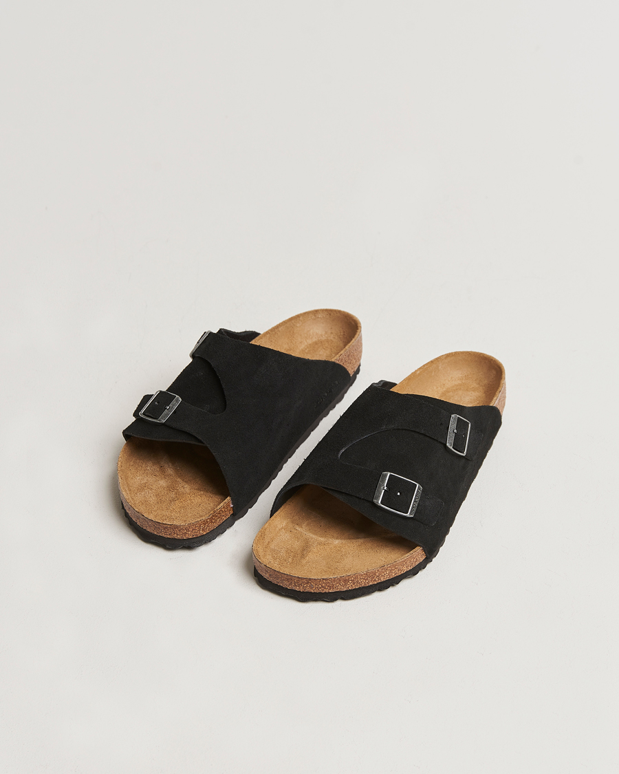 Hombres | BIRKENSTOCK Zürich Black Suede | BIRKENSTOCK | Zürich Black Suede