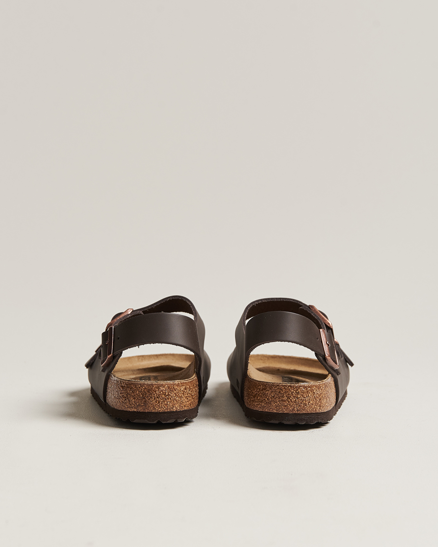 Hombres | Sandalias y chanclas | BIRKENSTOCK | Milano Classic Footbed Dark Brown Leather
