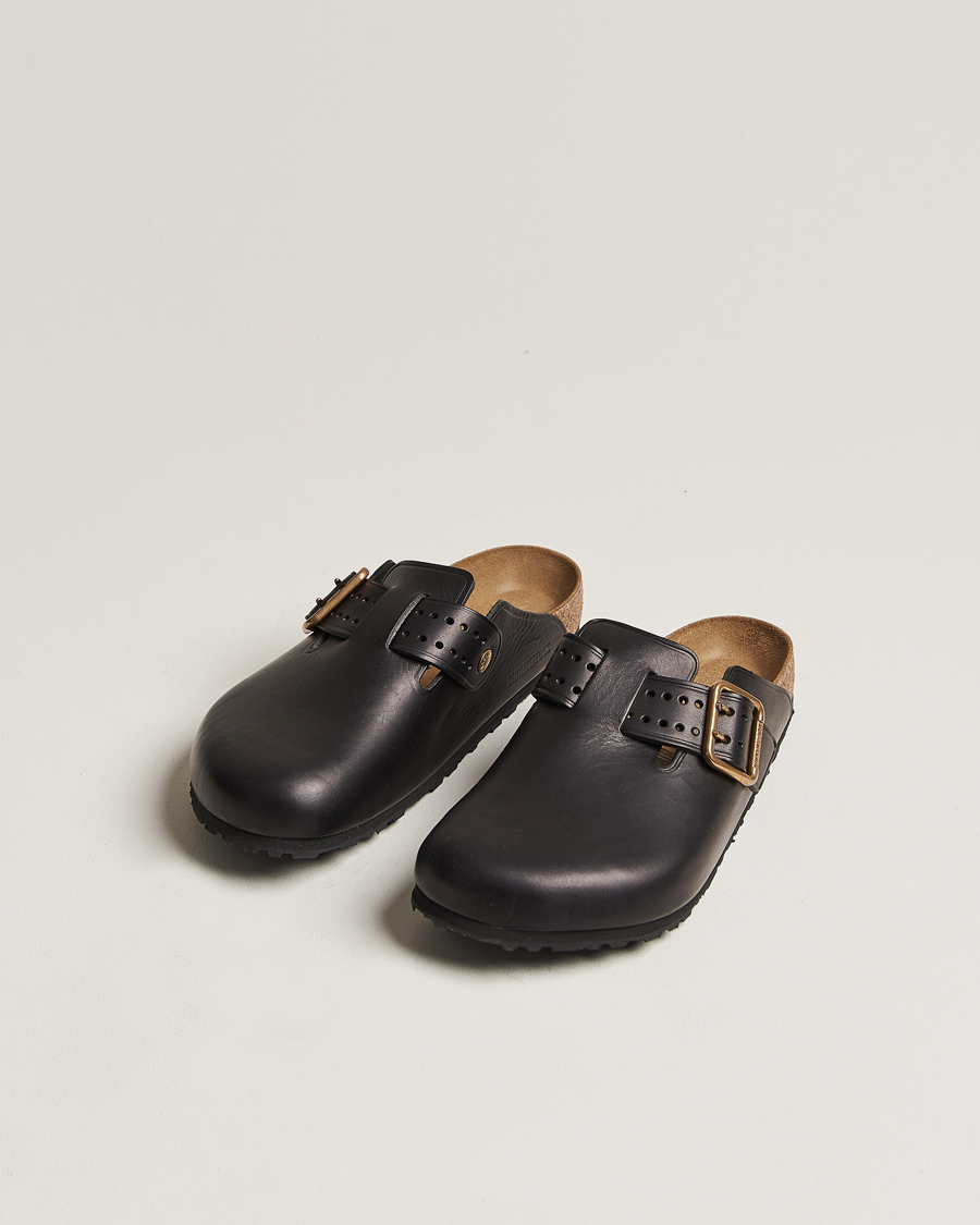 Hombres | BIRKENSTOCK Boston Bold Black Leather | BIRKENSTOCK | Boston Bold Black Leather