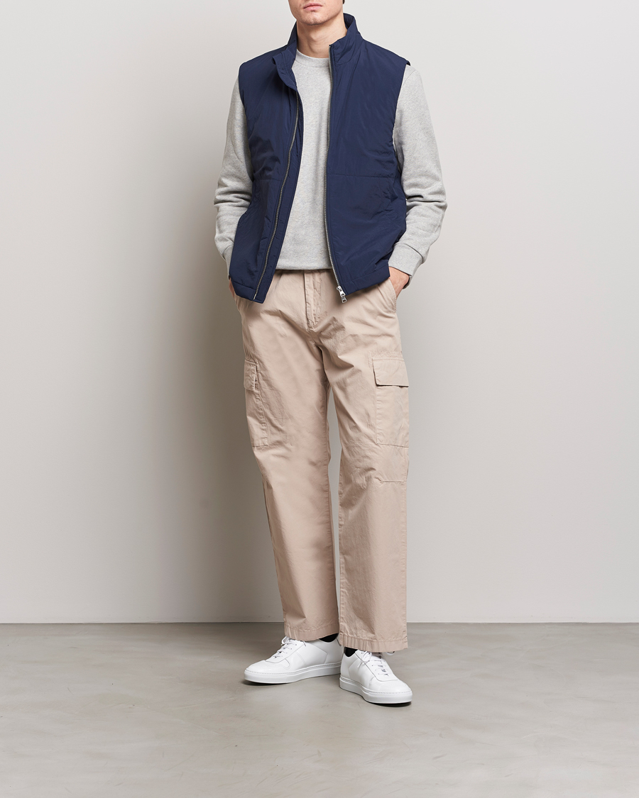 Hombres | Abrigos y chaquetas | NN07 | Zack Recycled Vest Navy Blue