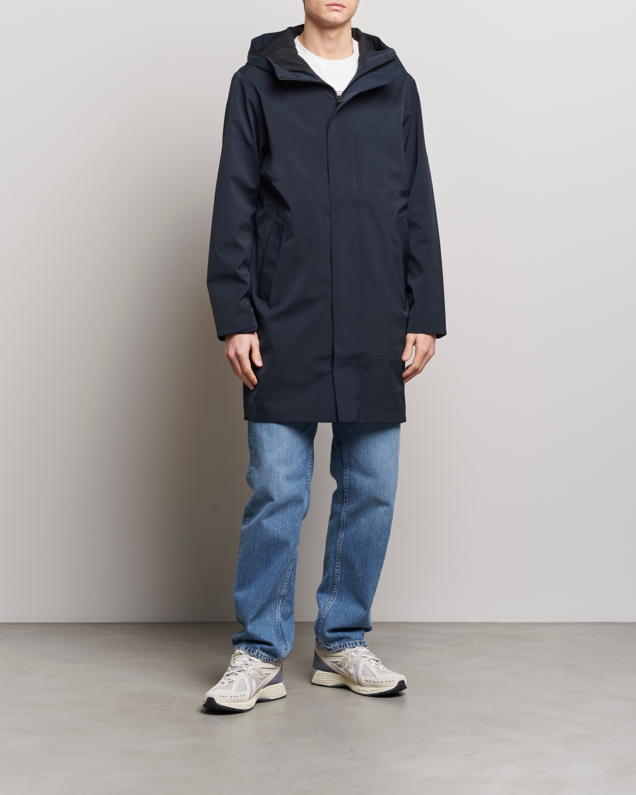 Hombres | Abrigos y chaquetas | NN07 | Knox Hooded Coat Navy Blue