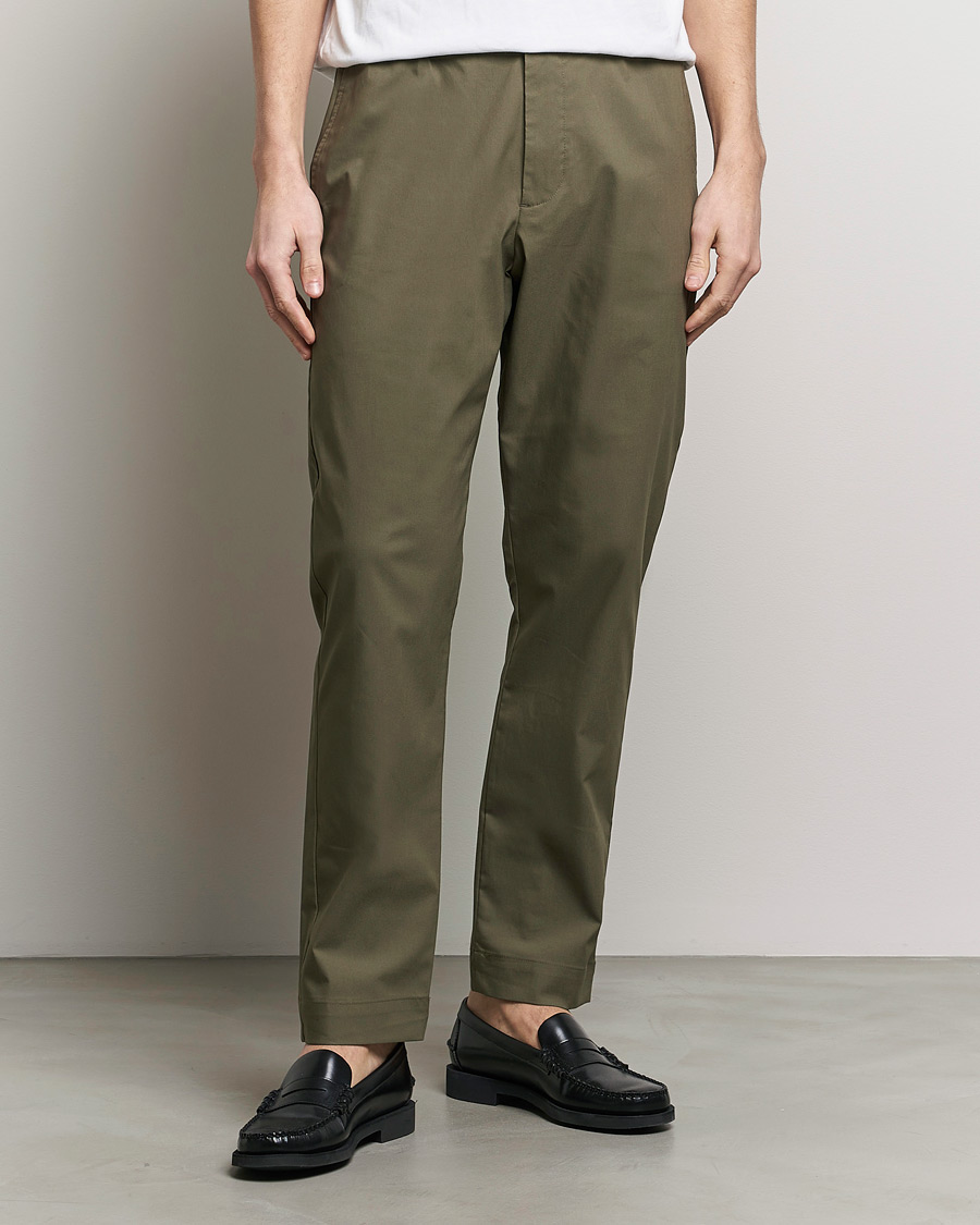 Hombres | Business & Beyond | NN07 | Billie Drawstring Pants Capers Green