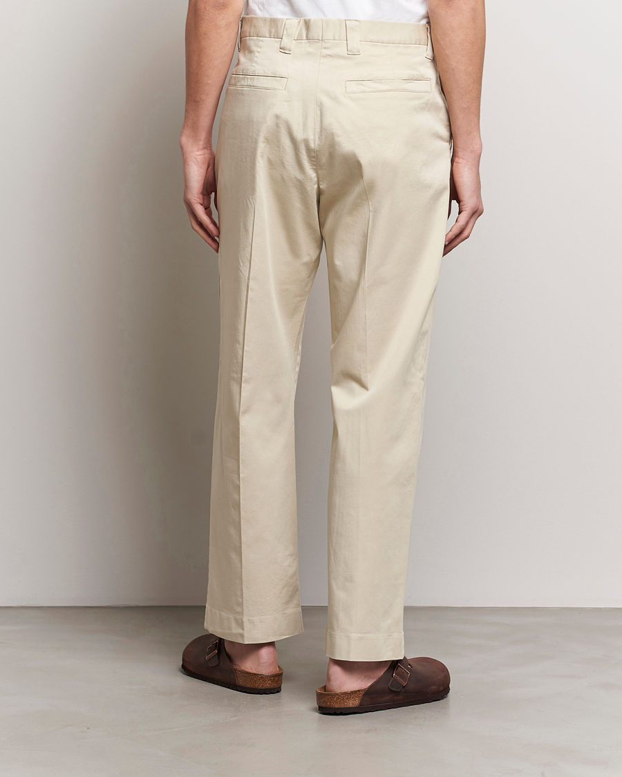 Hombres | Pantalones | NN07 | Tauber Pleated Trousers Ecru