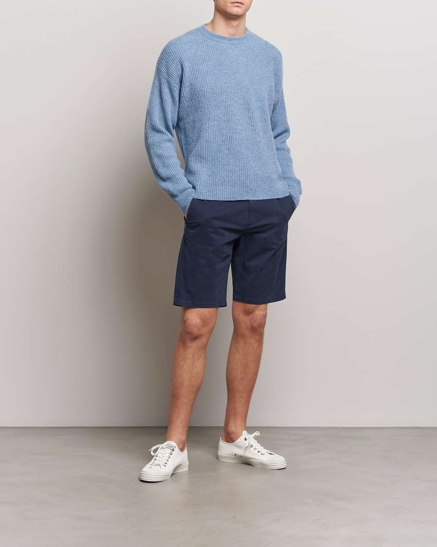 Hombres | Pantalones cortos | NN07 | Crown Shorts Navy Blue