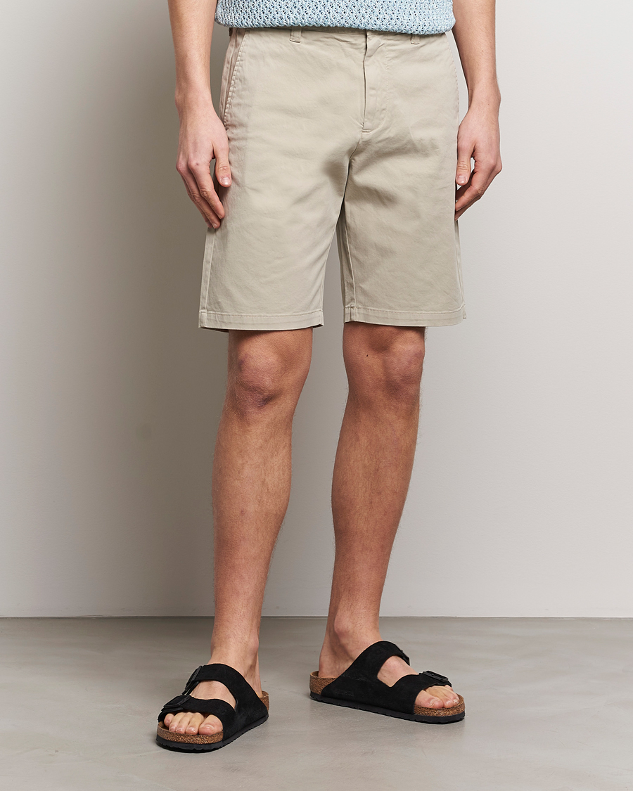 Hombres | Pantalones cortos chinos | NN07 | Crown Shorts Fog