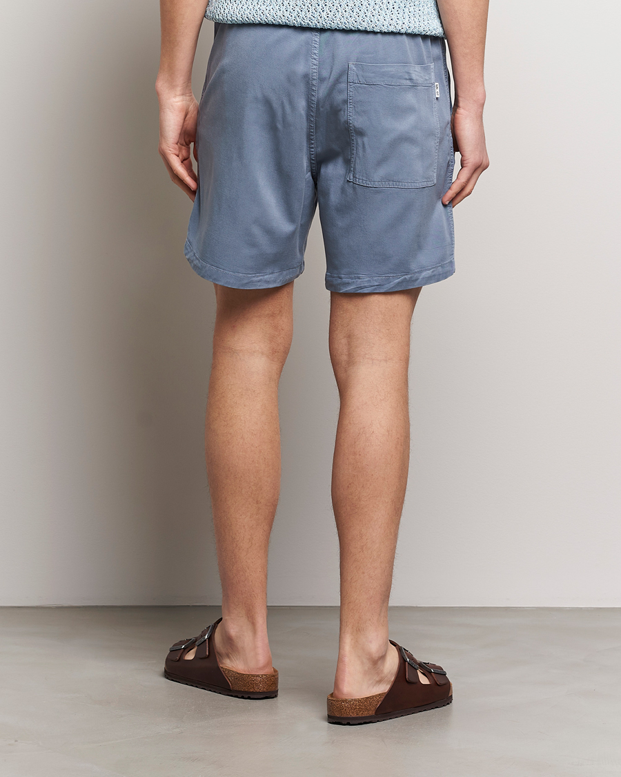 Hombres | Pantalones cortos | NN07 | Gregor Tencel Drawstring Shorts Swedish Blue