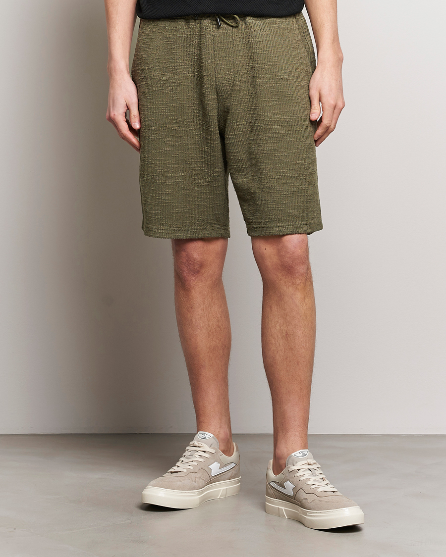Hombres | Pantalones cortos con cordones | NN07 | Jerry Shorts Capers Green
