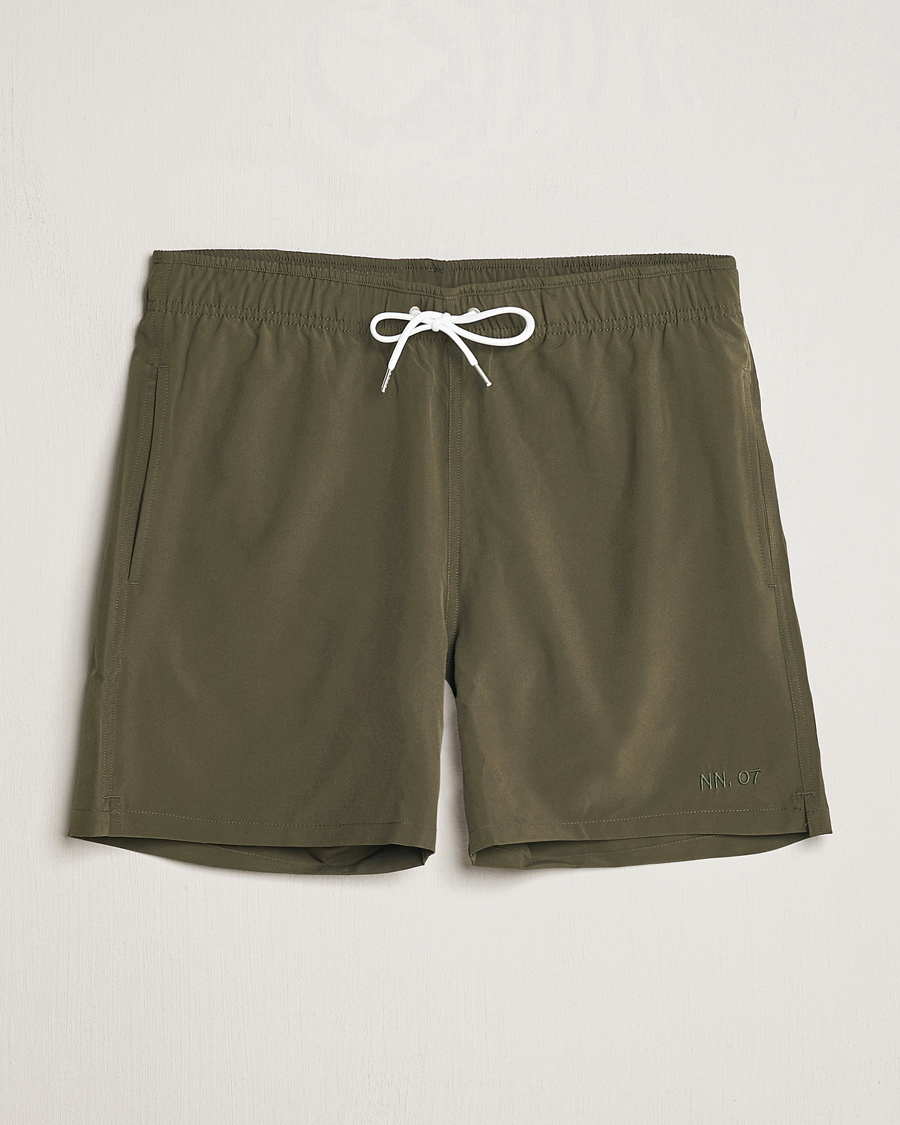 Hombres | Bañadores | NN07 | Jules Swimshorts Capers Green