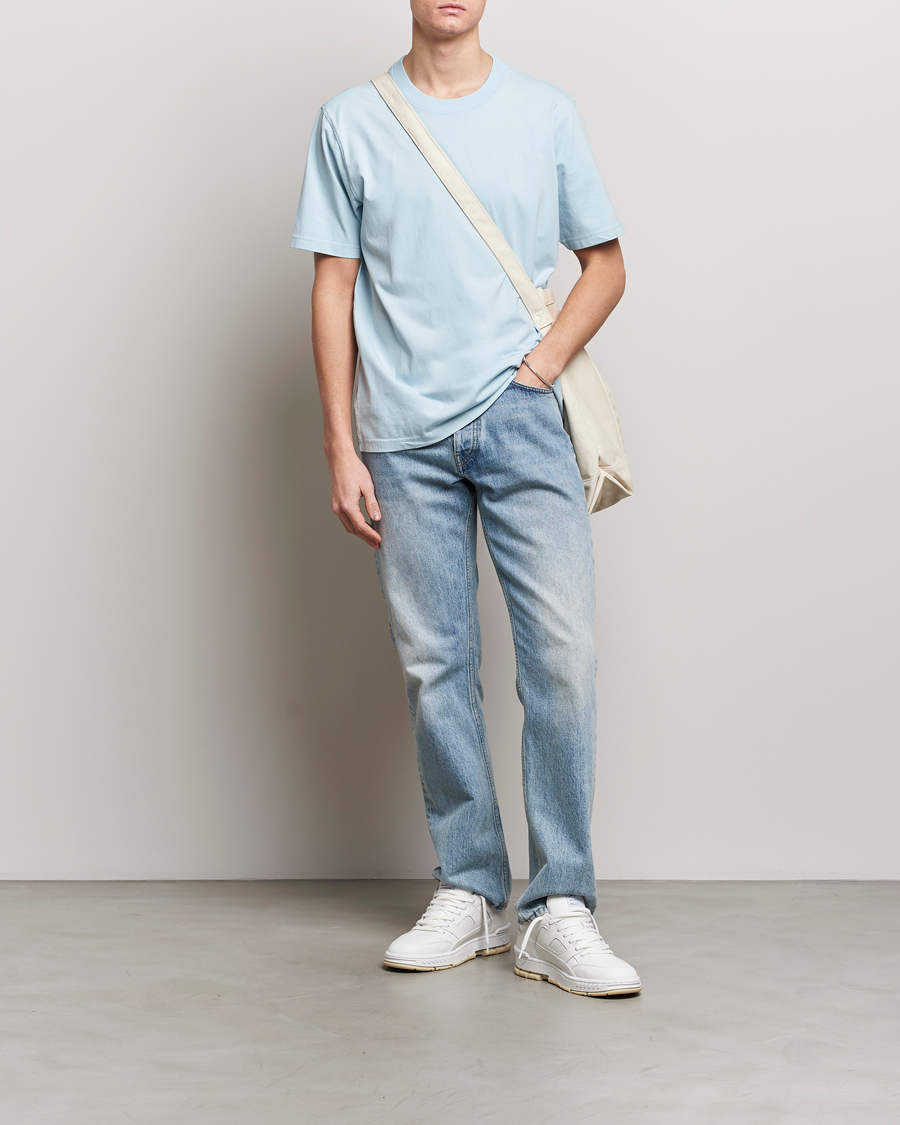 Hombres | Camisetas | NN07 | Adam Pima Crew Neck T-Shirt Winter Sky