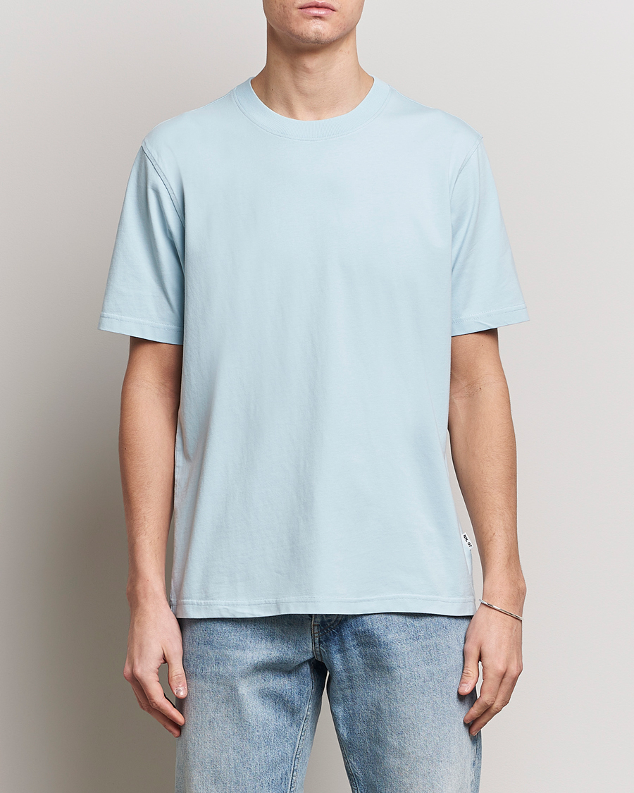Hombres | Camisetas | NN07 | Adam Pima Crew Neck T-Shirt Winter Sky 