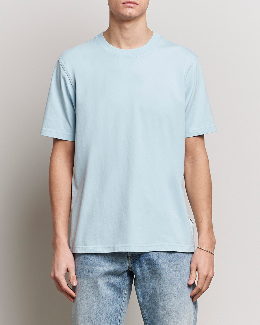 Hombres | Camisetas | NN07 | Adam Pima Crew Neck T-Shirt Winter Sky