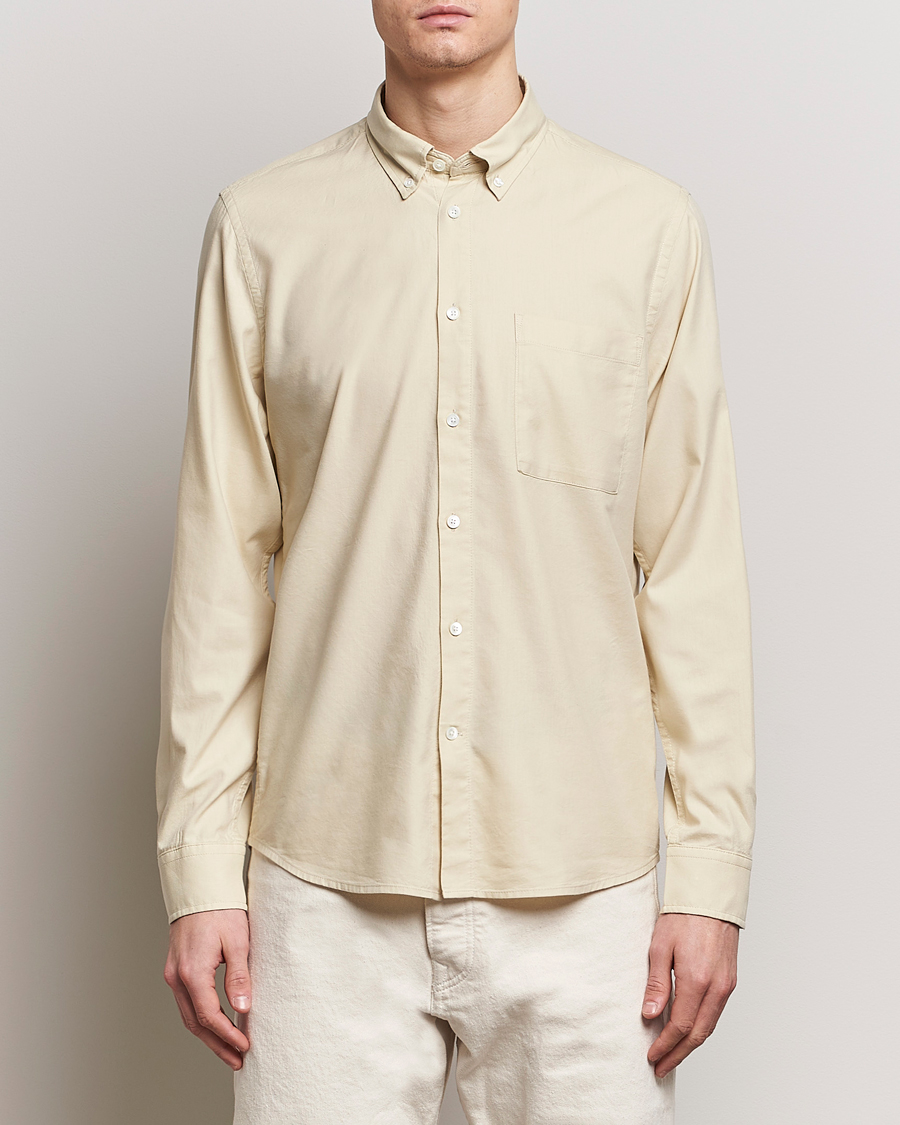 Hombres | Camisas | NN07 | Arne Tencel Shirt Ecru