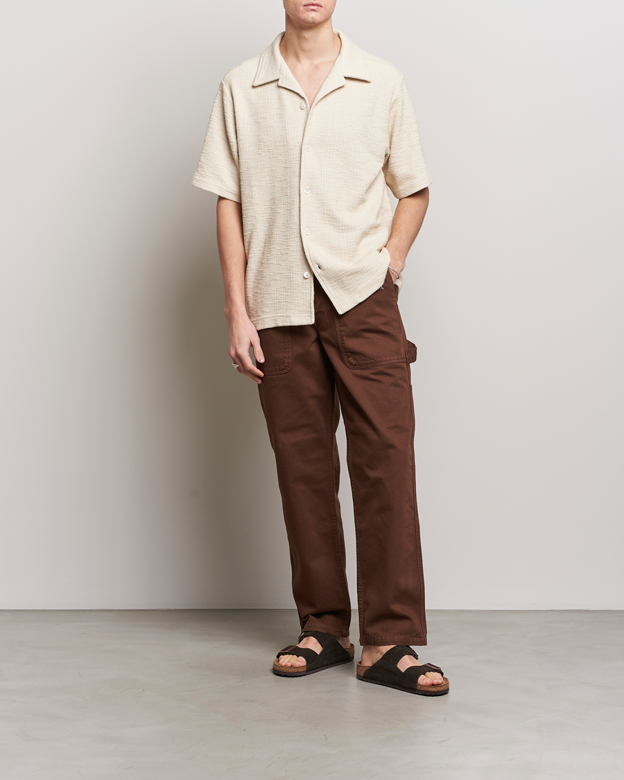 Hombres | Camisas | NN07 | Julio Short Sleeve Shirt Ecru