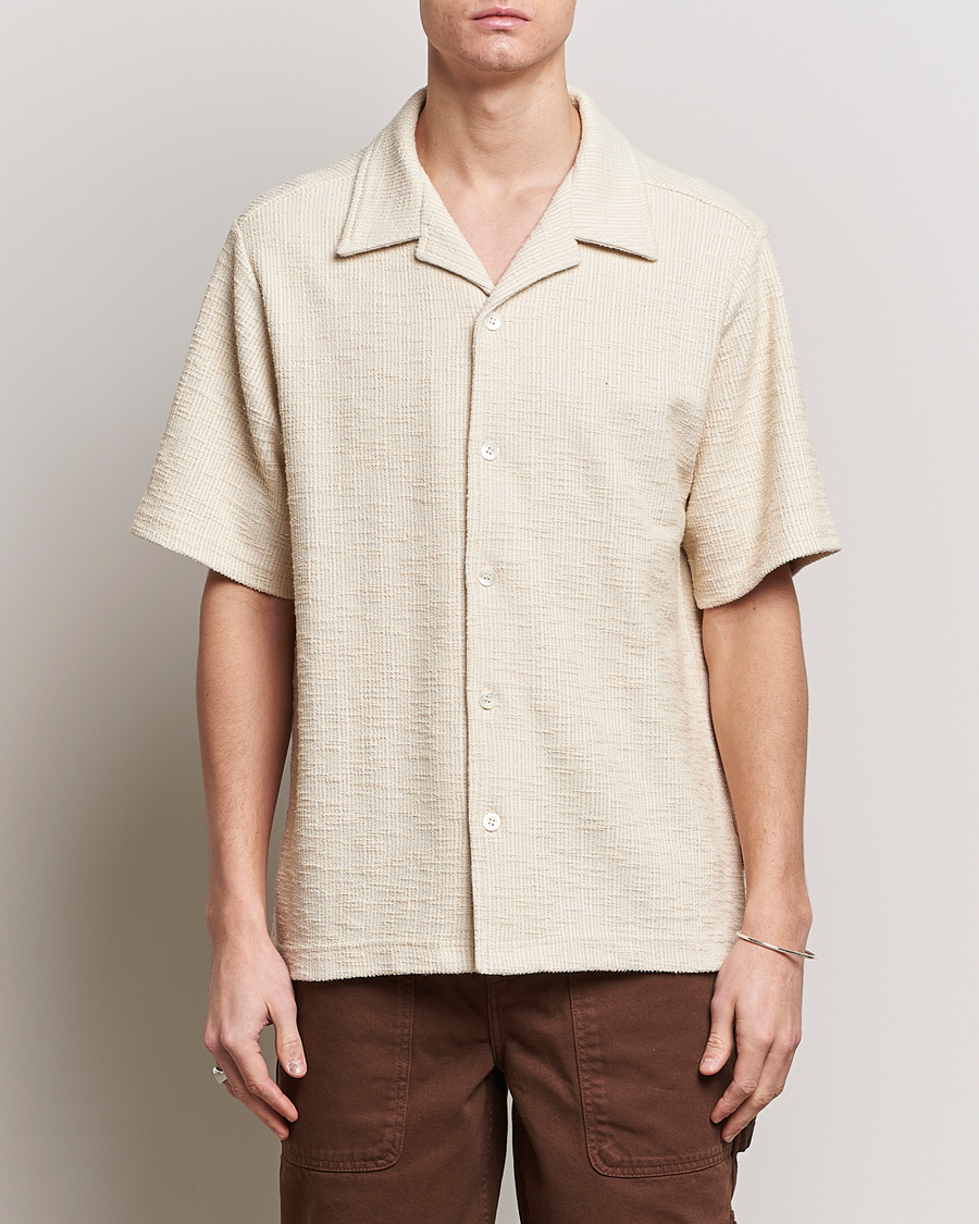 Hombres | NN07 | NN07 | Julio Short Sleeve Shirt Ecru