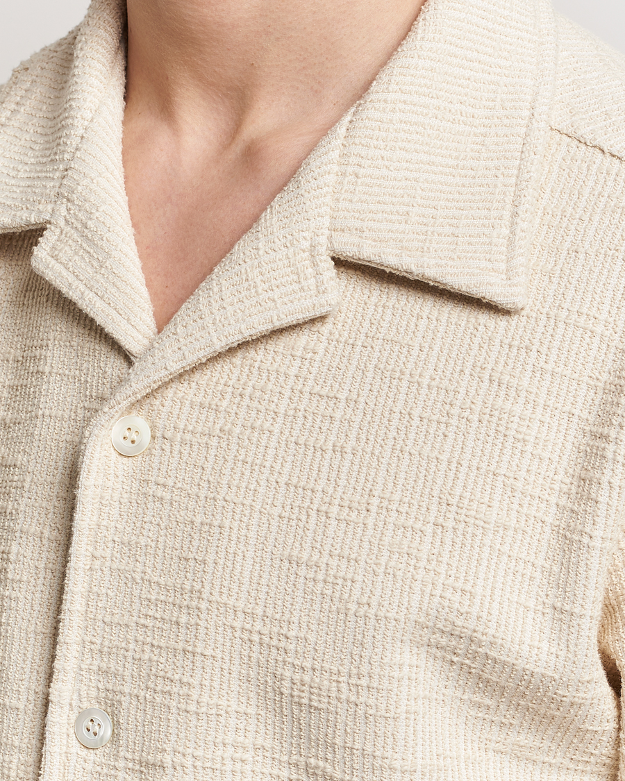Hombres | Camisas | NN07 | Julio Short Sleeve Shirt Ecru
