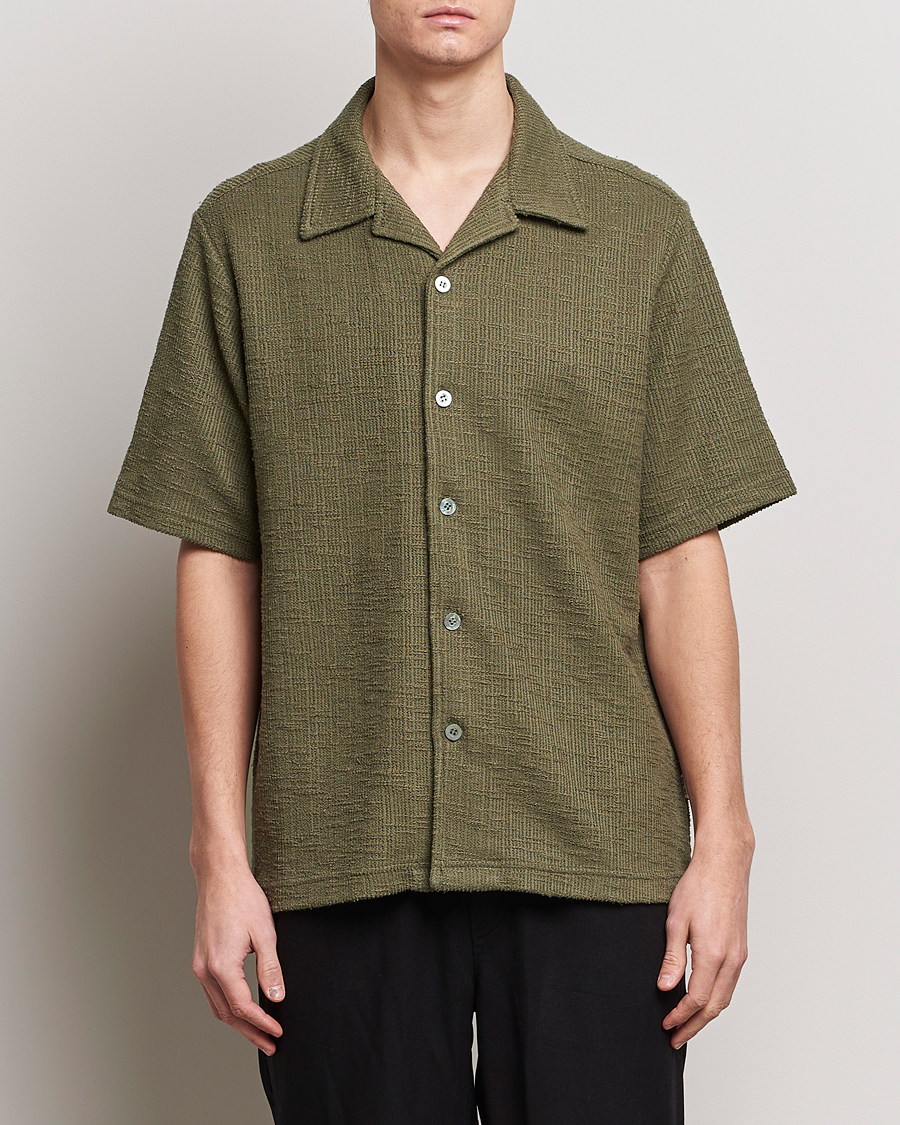 Hombres | Camisas de manga corta | NN07 | Julio Short Sleeve Shirt Capers Green