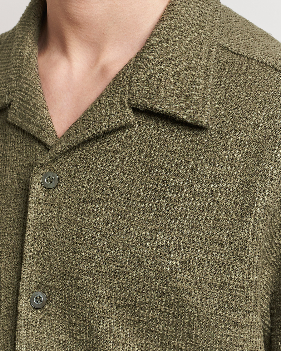 Hombres | Camisas | NN07 | Julio Short Sleeve Shirt Capers Green