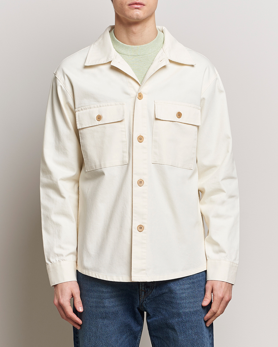 Hombres | Chaquetas contemporáneas | NN07 | Roger Workwear Jacket Off White