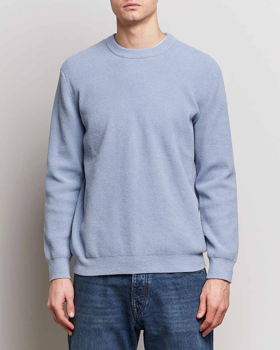 Hombres | Business & Beyond | NN07 | Danny Knitted Sweater Ashley Blue