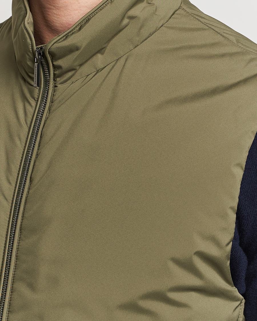 Hombres | Abrigos y chaquetas | MooRER | Senio Padded Vest Green