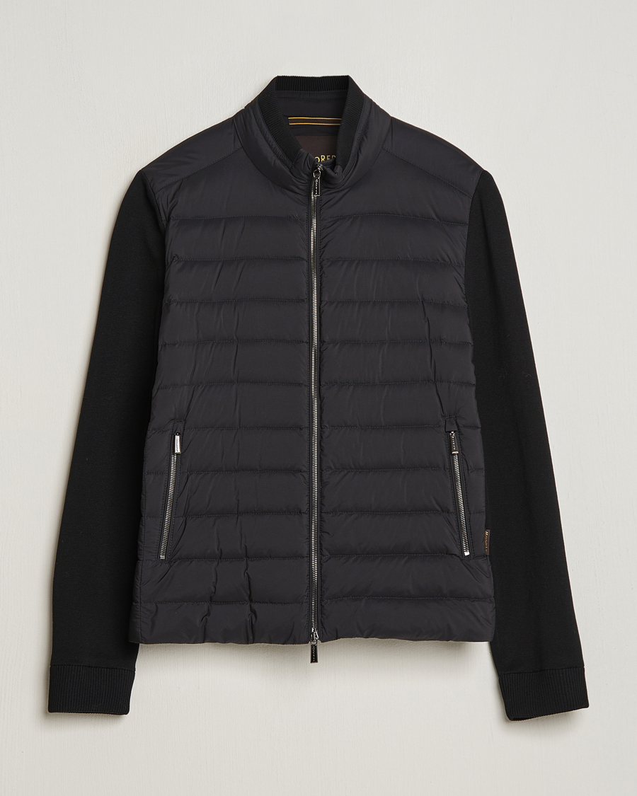 Hombres | Abrigos y chaquetas | MooRER | Hybrid Padded Jacket Black