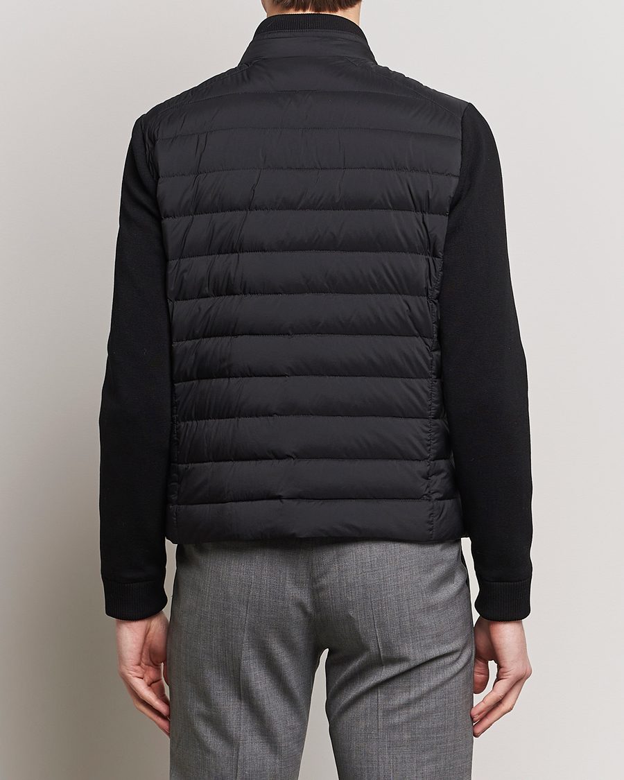 Hombres | Abrigos y chaquetas | MooRER | Hybrid Padded Jacket Black