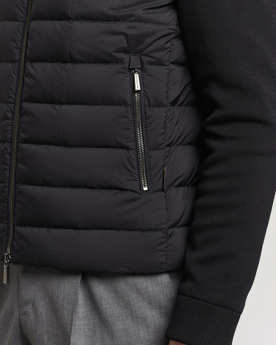 Hombres | Abrigos y chaquetas | MooRER | Hybrid Padded Jacket Black