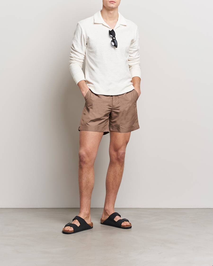 Hombres | Bañadores | Orlebar Brown | Bulldog Drawcord Swimshorts Plum Wine