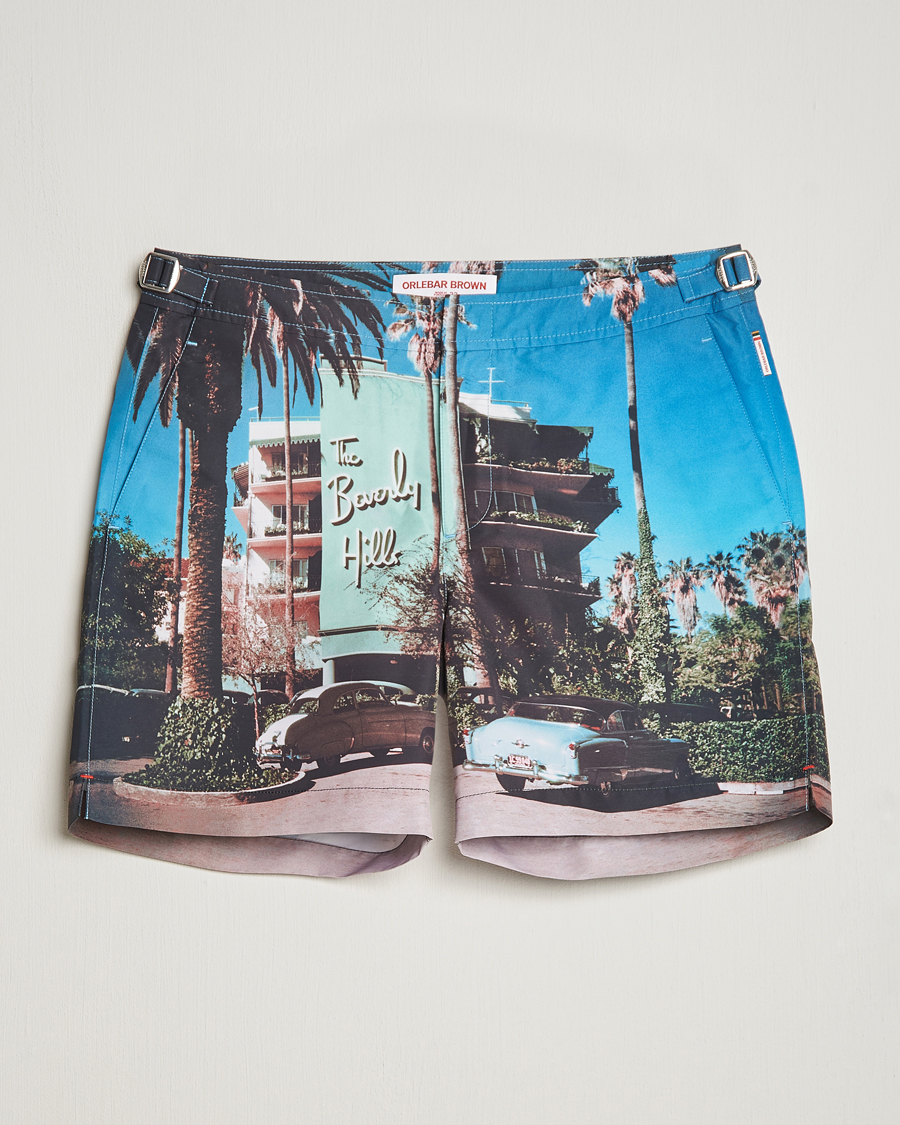 Hombres | Bañadores | Orlebar Brown | Bulldog Photographic Swimshorts Beverly Hills