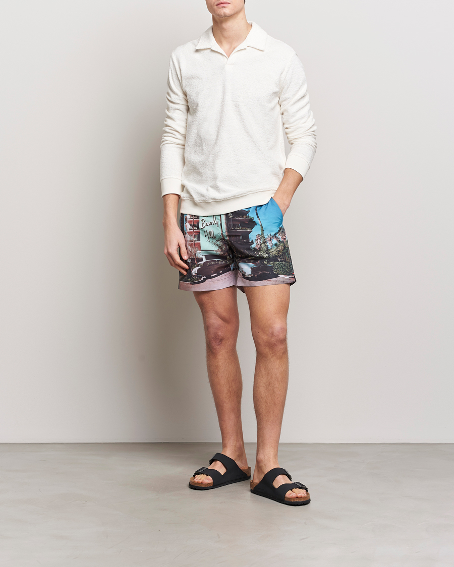 Hombres | Bañadores | Orlebar Brown | Bulldog Photographic Swimshorts Beverly Hills