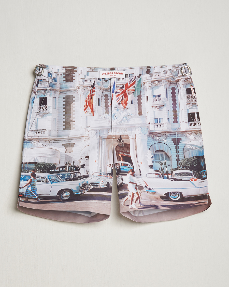 Hombres | Bañadores | Orlebar Brown | Bulldog Photographic Swimshorts Carlton Cannes