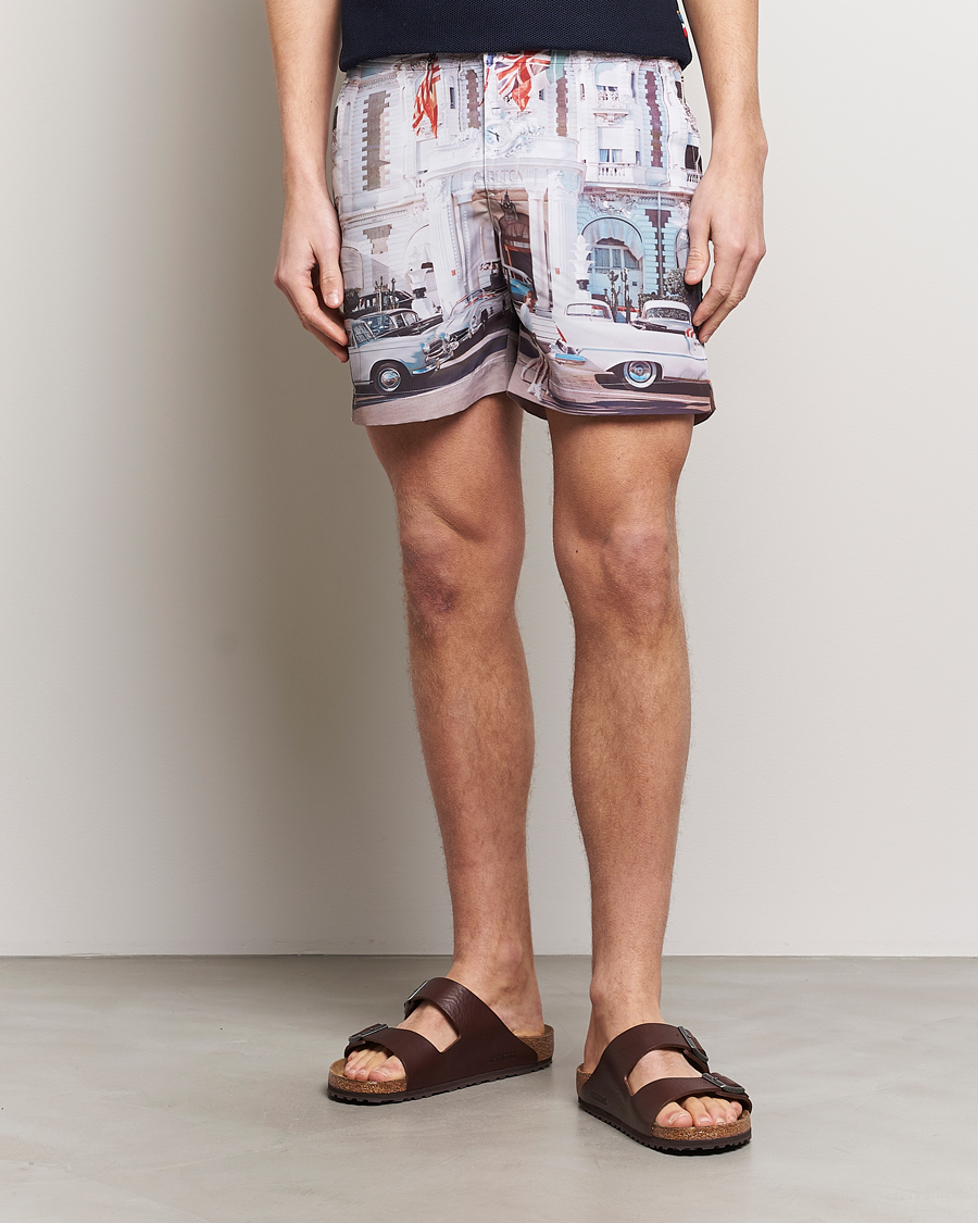 Hombres | Bañadores | Orlebar Brown | Bulldog Photographic Swimshorts Carlton Cannes