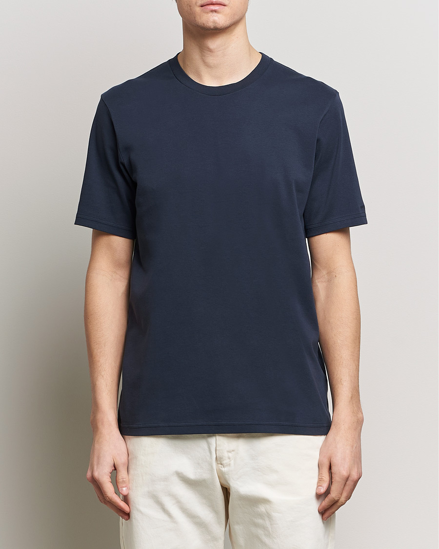 Hombres | Camisetas | Orlebar Brown | Deckard Heavy T-Shirt Night Iris