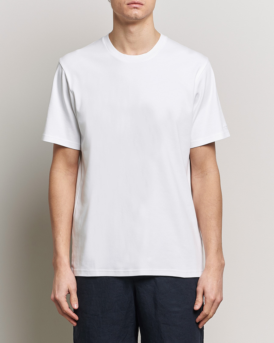 Hombres | Camisetas de manga corta | Orlebar Brown | Deckard Heavy T-Shirt White