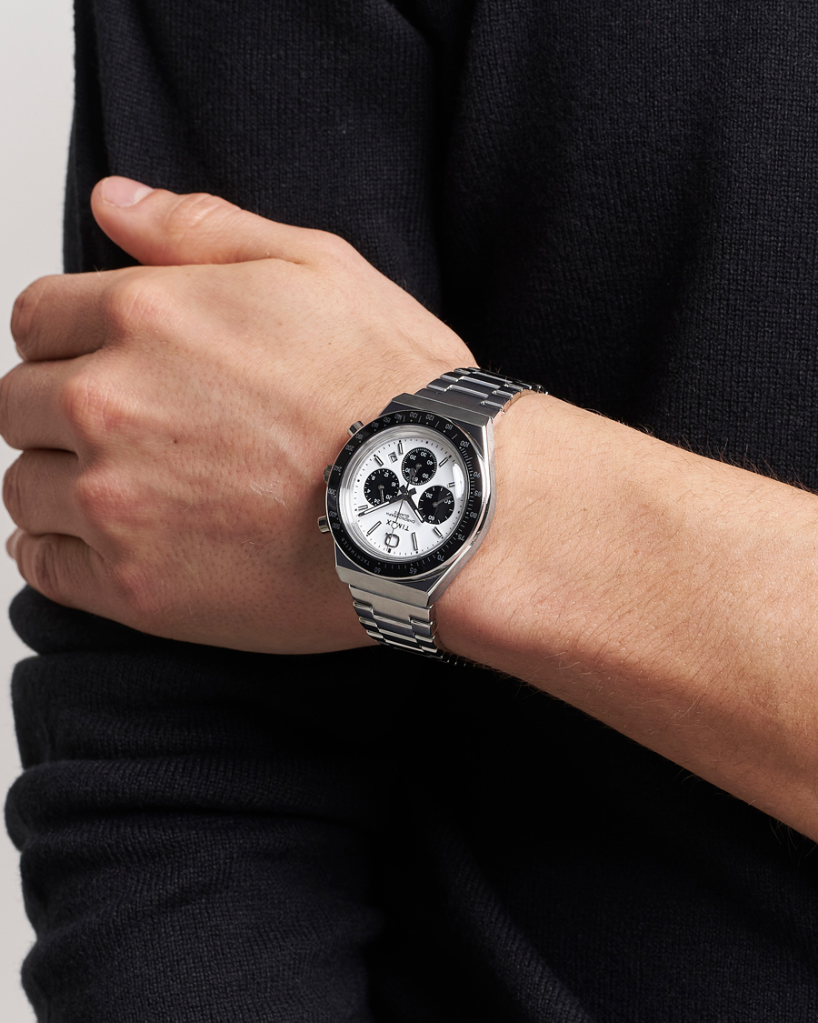 Hombres | Timex Q Timex Chronograph 40mm White Dial | Timex | Q Chronograph 40mm White Dial