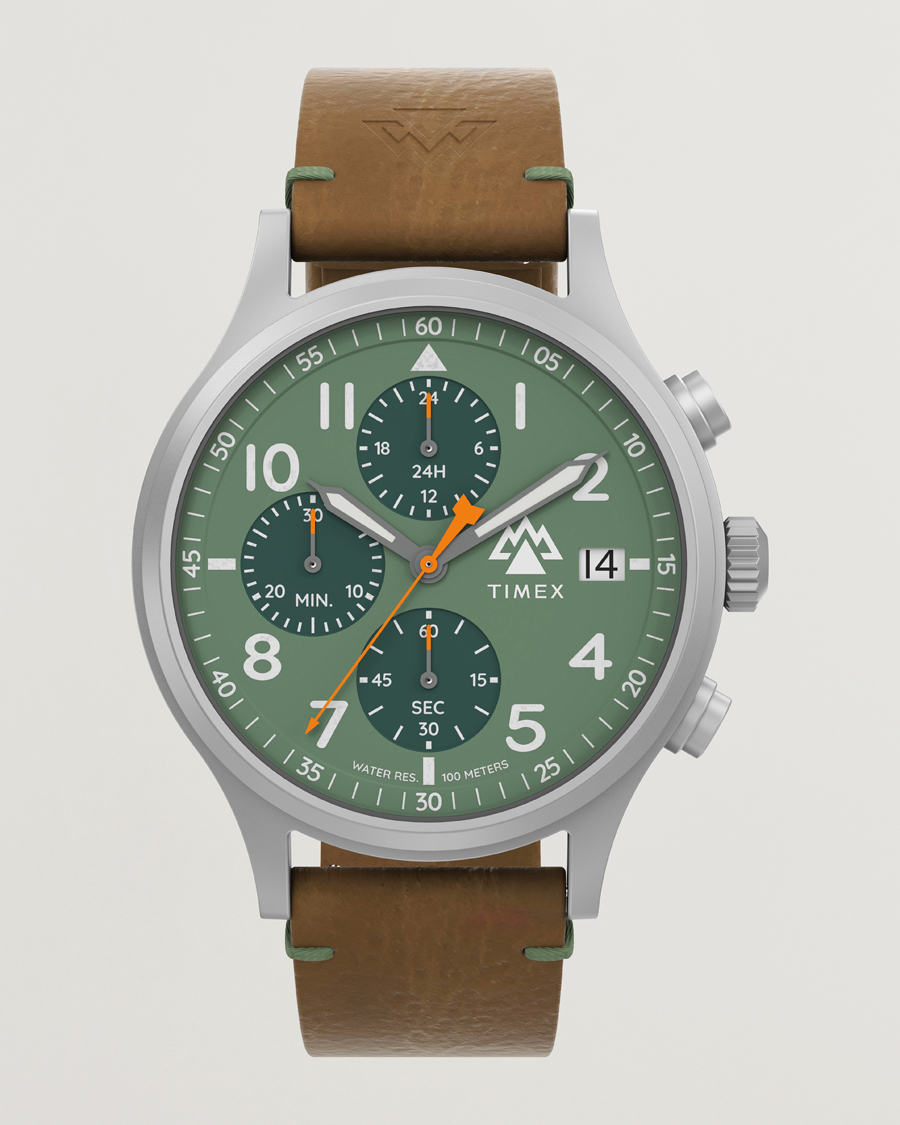 Hombres | Timex Expedition North Sierra Chronograph 42mm Green Dial | Timex | Expedition North Sierra Chronograph 42mm Green Dial