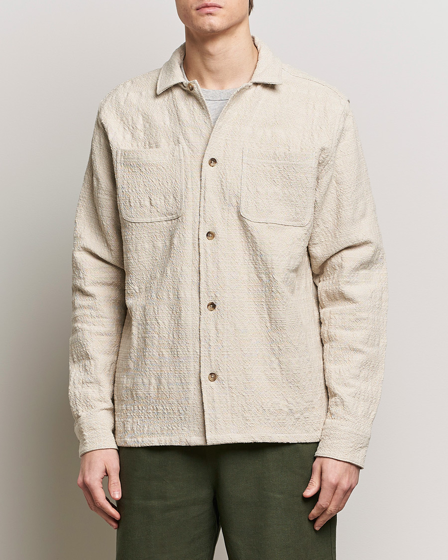 Hombres | An Overshirt Occasion | LES DEUX | Isaac Overshirt Ivory