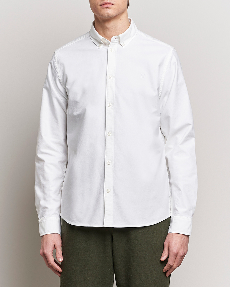 Hombres | Camisas oxford | LES DEUX | Kristian Oxford Shirt White
